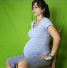 ćwiczenia w ciąży na krześle