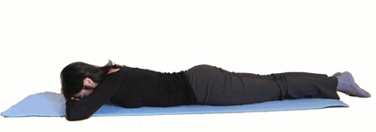 ćwiczenia na mięśnie pośladkowe w leżeniu przodem